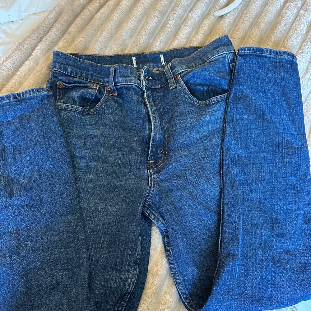 Abercrombie & Fitch Women's Skinny Jeans - Dark Blue